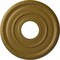 Ekena Millwork Valeriano Ceiling Medallion (Fits Canopies up to 6 1/4"), 12 1/8"OD x 3 5/8"ID x 3/4"P, Gold CM12VAGLS - alternate 1